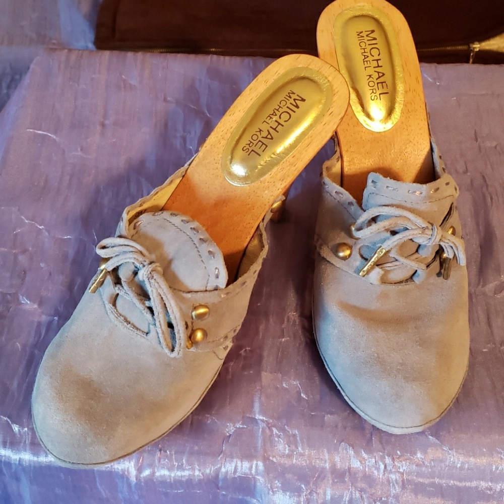 Michael Kors light blue size 9
